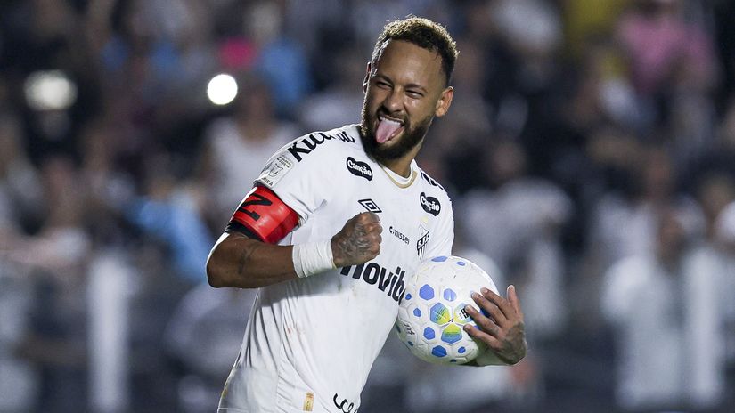 Neymar celebrating the goal (©Getty Images)
