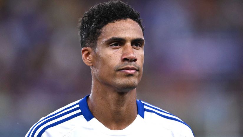 Raphael Varane while playing for Como in 2024 (©Image Photo Agency/Getty Images)