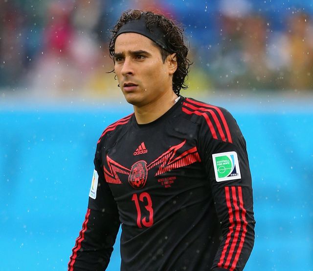 Ochoa during his World Cup debut, against Cameroon in June 2014 (©Jamie Squire/Getty Images)