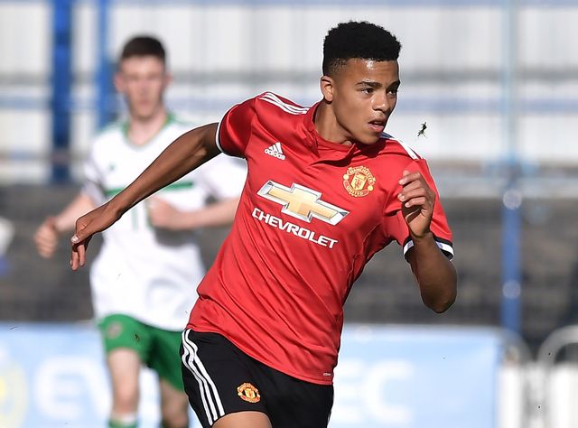 Greenwood during his youth days at Man United (©Charles McQuillan/Getty Images)