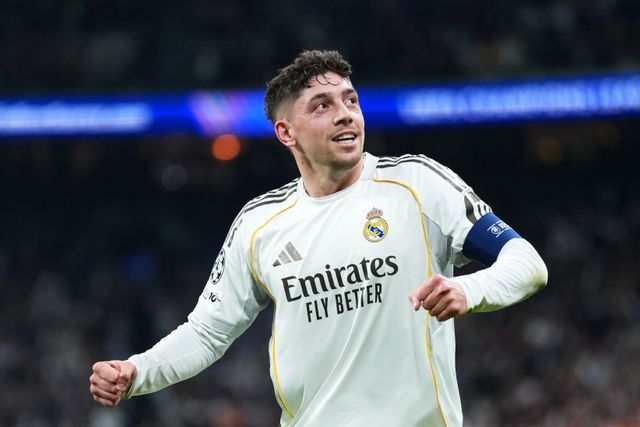 Stellar performance by Fede Valverde (©Angel Martinez/Getty Images)