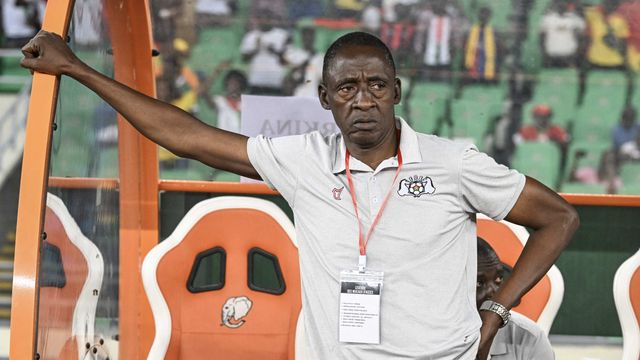 Burkina Faso manager, Brama Traore, in despair (©AFP)