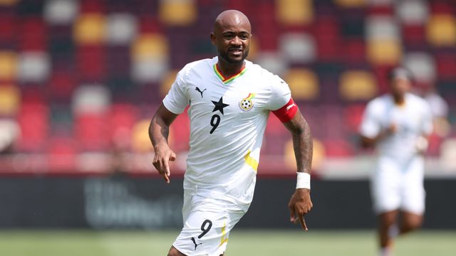 Jordan Ayew in action for Ghana (©Catherine Ivill - AMA/Getty Images/Gallo Images)