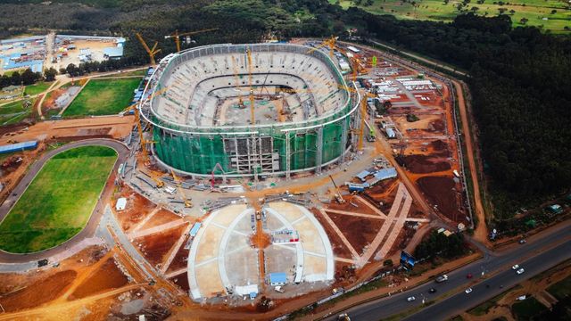 Latest look of ongoing works at Talanta Stadium