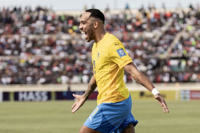 Pierre-Emerick Aubameyang representing Gabon (©AFP)
