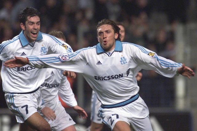 Jacques Abardonado played for OM alongside Robert Pires in 2000 (©AFP)