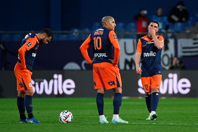 Montpellier players in despair (©AFP)