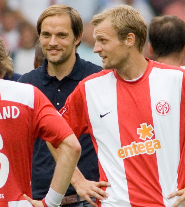Tuchel coached Svensson at Mainz in 2009 (©AFP)