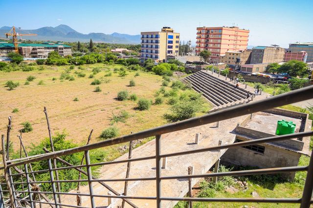 Isiolo Stadium Construction site