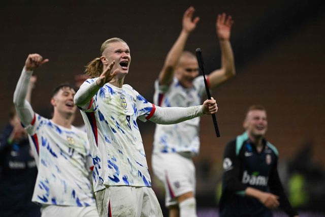 Haaland and Co. celebrate securing the place at the 2026 FIFA World Cup with Norway (©Image Photo Agency/Getty Images/Gallo Images)