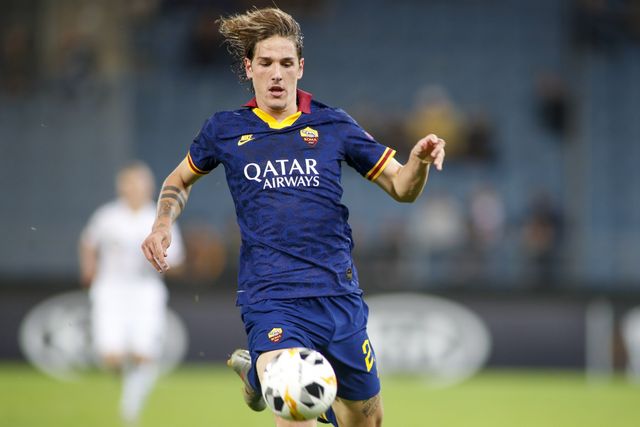 Zaniolo with Roma in 2019 (©Martin Rauscher - SEPA.Media/Getty Images)