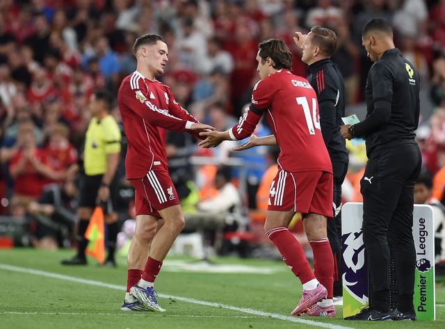 Chiesa coming off the bench to replace Wirtz against Bournemouth (©Reuters/Peter Powell/Gallo Images)